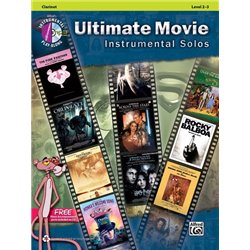 Partitura. ULTIMATE MOVIE - Instrumental Solos (Clarinet - Book & CD)