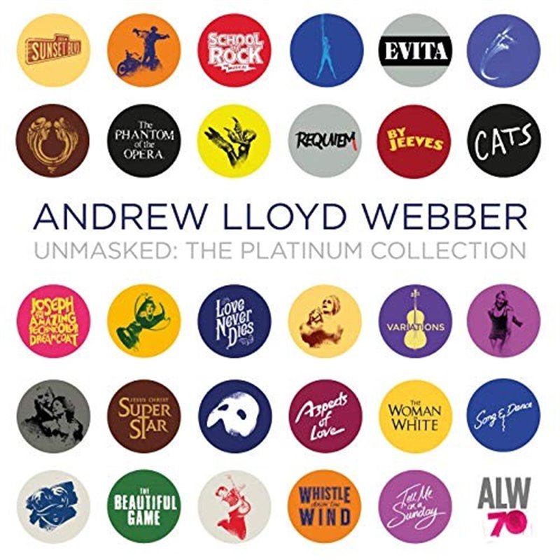 CD. Andrew Lloyd Webber. UNMASKED : The plantinum collection