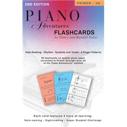 CARTAS. PIANO ADVENTURES FLASHCARDS INA A BOX