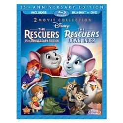 Blu-ray + DVD. THE RESCUERS - THE RESCUERS DOWN UNDER