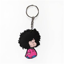 Llavero de goma. Mafalda Despeinada