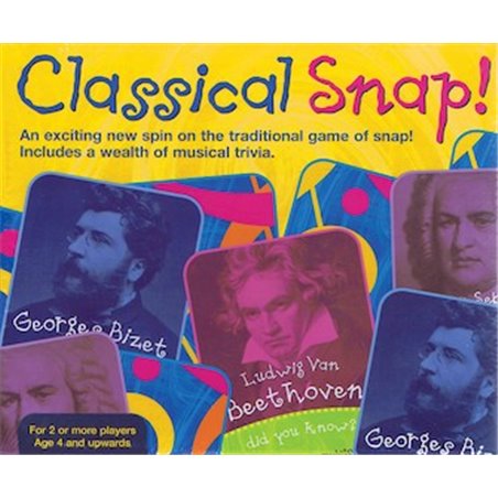 Cartas. CLASSICAL SNAP! - Playing music cards