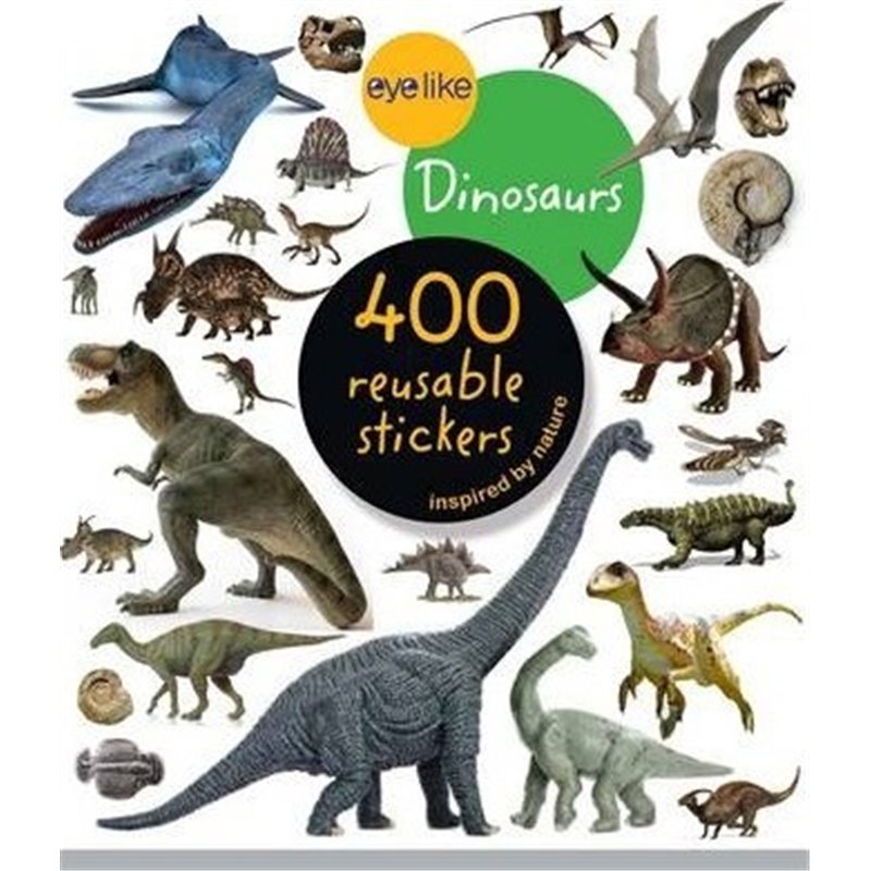 Libro. DINOSAURS. 400 reusable stickers