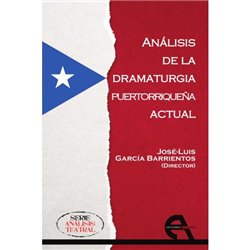 Libro. ANÁLISIS DE LA DRAMATURGIA PUERTORRIQUEÑA ACTUAL