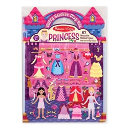 Reusable Puffy stikers play set. Princesas - Princess