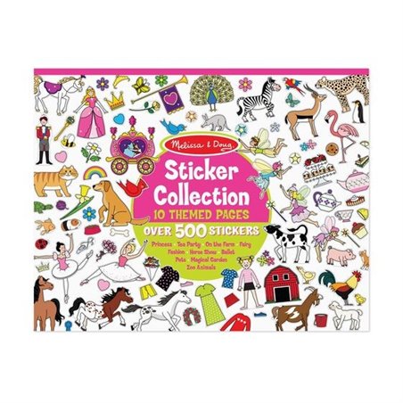 Sticker Collection Book: 500+ Stickers