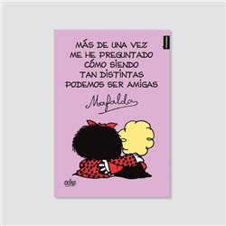 Imán Mafalda. Cuesta Juntar ánimos para bajar al mundo