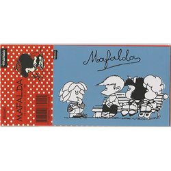 Imán Mafalda. Mafalda y amigos en la silla