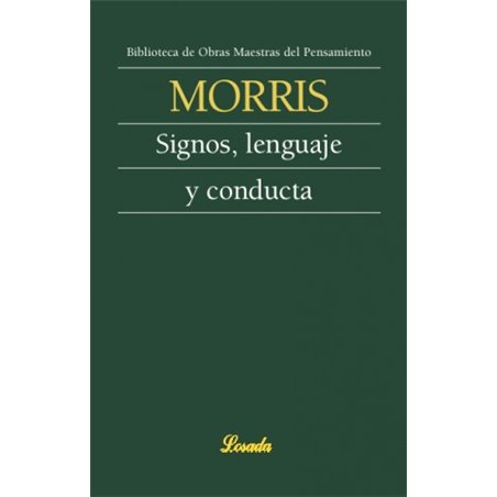 Libro. SIGNOS, LENGUAJE Y CONDUCTA - Charles Morris
