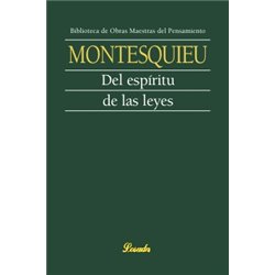 Libro. DEL ESPÍRITU DE LAS LEYES - Montesquieu