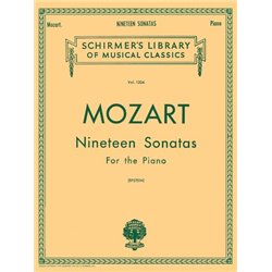 Partitura. 19 SONATAS - NINETEEN SONATAS - Mozart