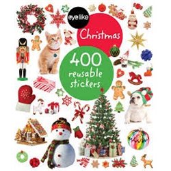 Libro de Stickers. CHRISTMAS. 400 reusable stickers