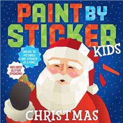 Libro. PAINT BY STICKERS. Kids. CHRISTMAS