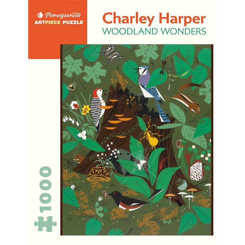 Rompecabezas. Charley Harper: Woodland Wonders 1000-piece Jigsaw Puzzle