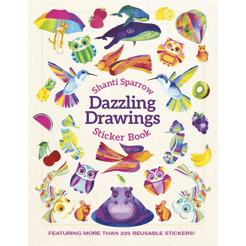 Libro de stickers. Shanti Sparrow: Dazzling Drawings Sticker Book