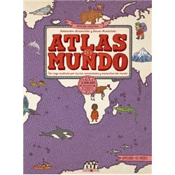 Libro. ATLAS DEL MUNDO. Edición Púrpura