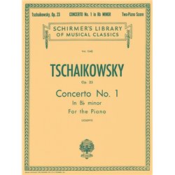 Partitura. CONCERTO NO. 1 IN B-FLAT MINOR, OP. 23 Schirmer Library of Classics Volume 1045  Piano Duet