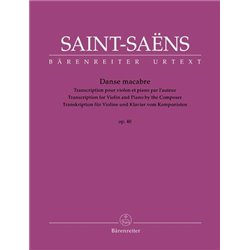 Partitura. Saint-Saëns - Danse Macabre Op. 40