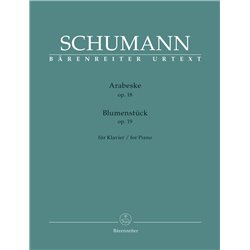 Partitura. Schumann - Arabeske op. 18 / Blumenstück op. 19 for Piano