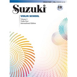 Libro. SUZUKI VIOLIN SCHOOL - VOLUME 3 - (BOOK AND CD)