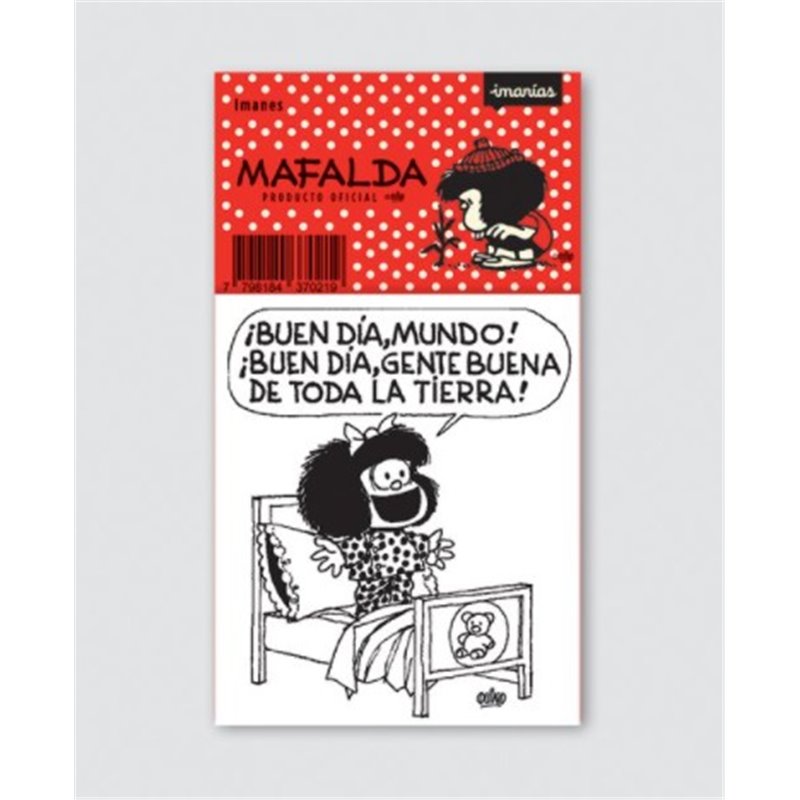 Imán Mafalda. BUEN DÍA
