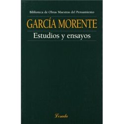 Libro. Estudios Y Ensayos. Garcia Morente