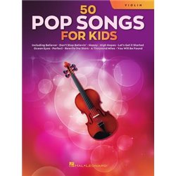 Partitura. 50 POP SONGS FOR KIDS - for Violin