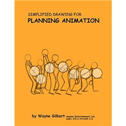 Libro. Simplified drawing for planning animation