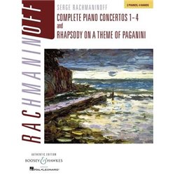 Partitura. COMPLETE PIANO CONCERTOS NOS. 1-4 & RHAPSODY ON A THEME OF PAGANINI 2 Pianos, 4 Hands