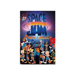 Afiche. SPACE JAM. A new legacy  team