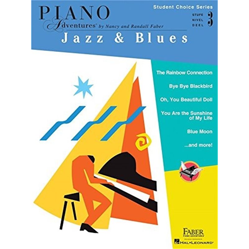 Libro. Piano adventures. JAZZ & BLUES - Student choise series level 3