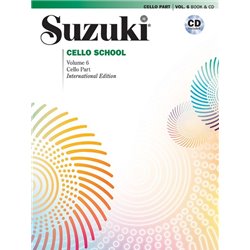 Libro. SUZUKI CELLO SCHOOL - VOLUME 6 BOOK AND CD