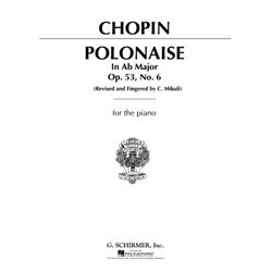 Partitura. POLONAISE, OP. 53 IN AB MAJOR Piano Solo