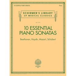 Partitura. 10 ESSENTIAL PIANO SONATAS – BEETHOVEN, HAYDN, MOZART, SCHUBERT