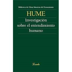 Libro. INVESTIGACIÓN SOBRE EL ENTENDIMIENTO HUMANO - David Hume