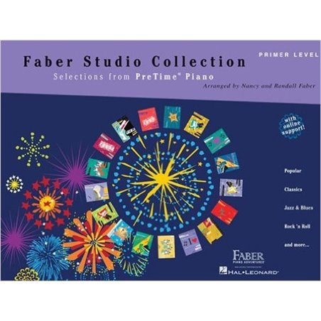 FABER STUDIO COLLECTION - SELECTIONS FROM PRETIME PIANO - PRIMER LEVEL