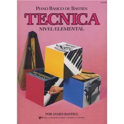 Libro. Piano Básico de Bastien Técnica - Nivel Elemental