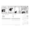 Calendario Escritorio Rojo. Mafalda 2023.