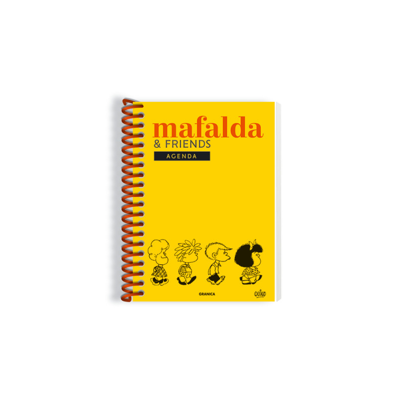 Agenda Perpetua Amarilla. Mafalda and Friends.