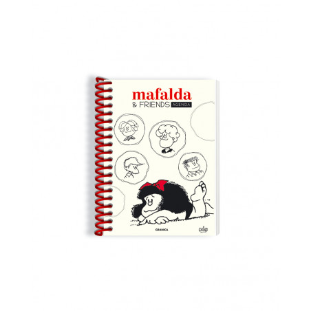 Agenda Perpetua Blanca. Mafalda and Friends.