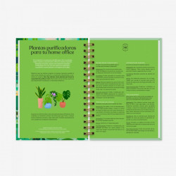 Agenda 2023 A5 2 Días por página - Compañía botánica Jardín botánico