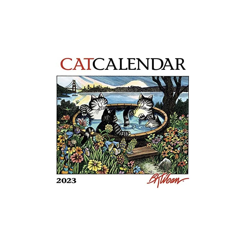 Calendario de pared. CAT CALENDAR 2023
