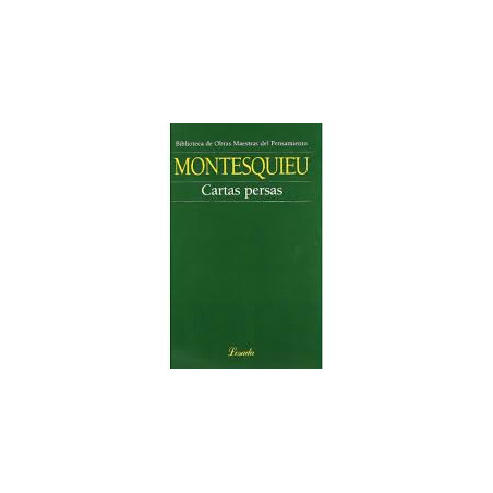 Libro. CARTAS PERSAS. Montesquieu