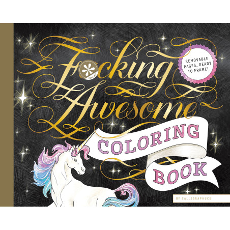 Libro de colorear. Fucking awesome coloring book