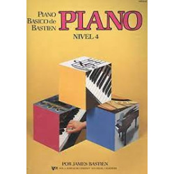Libro. PIANO BASICO DE BASTIEN - NIVEL 4