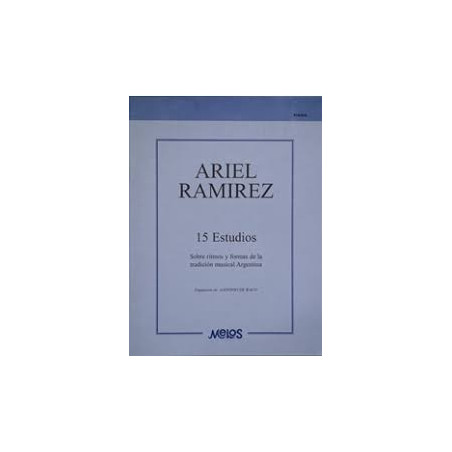 Partitura. 15 ESTUDIOS - Ariel Ramirez