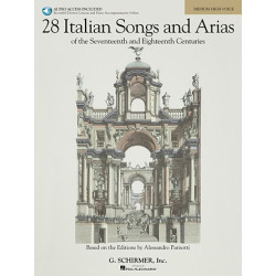 Partitura. 28 Italian Songs...