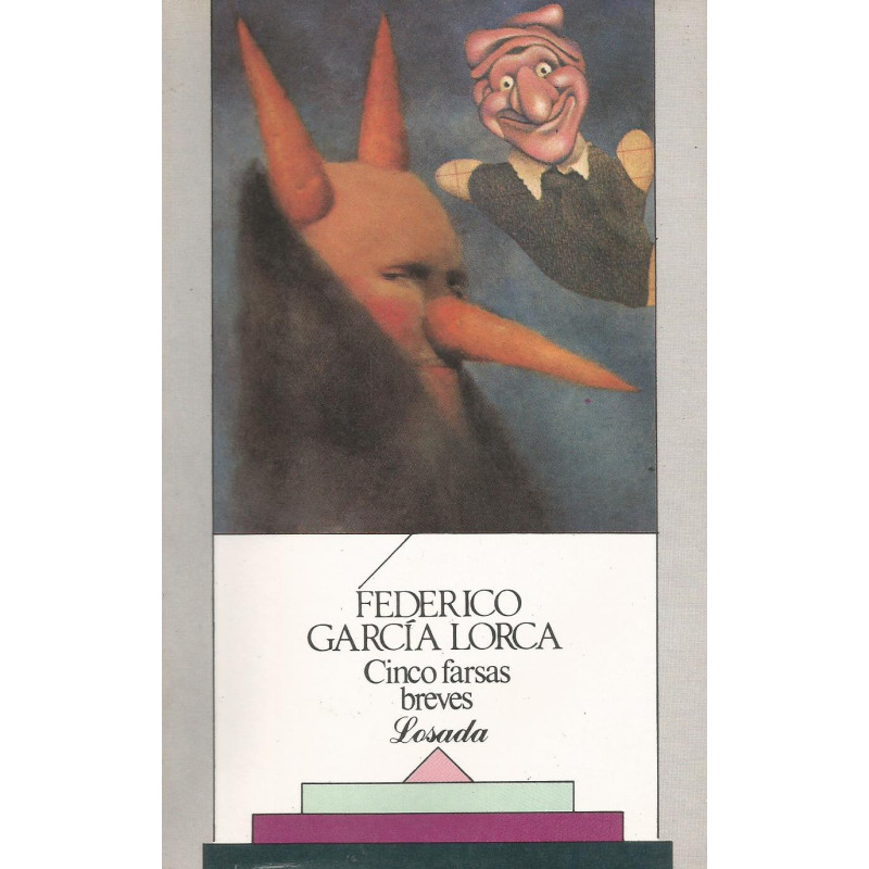 Libro. CINCO FARSAS BREVES. Federico García Lorca