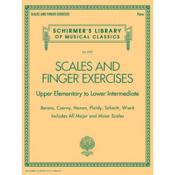 Partitura. SCALES AND FINGER EXERCISES. UPPER ELEMENTARY TO LOWER INTERMEDIATE