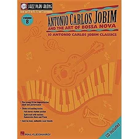 ANTONIO CARLOS JOBIM AND THE  ART OF BOSSA NOVA- JAZZ PLAY ALONG (BOOK & CD)